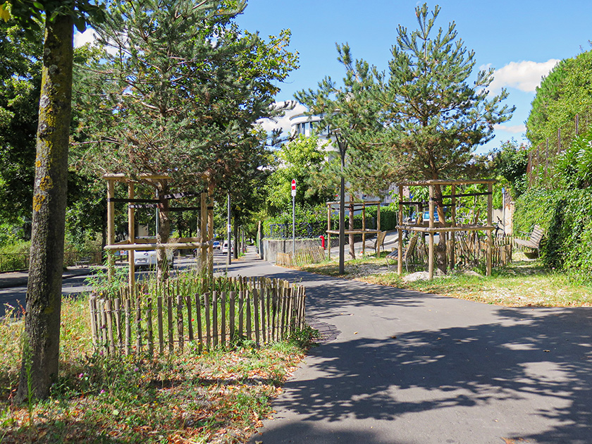 Av. de Montoie nach Umgestaltung