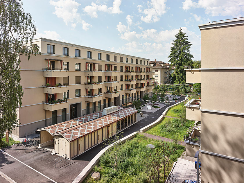 Wohnsiedlung mit Innenhof